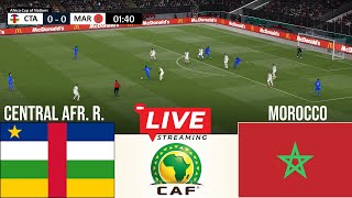 🔴 EN DIRECT  République Centrafricaine vs Maroc  Coupe dAfrique des Nations [upl. by Nogas]