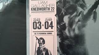 Liam Gallagher Knebworth 22 live cd unboxing  Final Straw 20th [upl. by Sidonius]