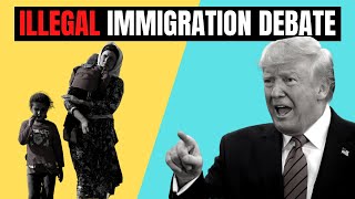 The Illegal Immigration Debate Explained Briefly [upl. by Oralla603]