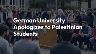 Germany Otto von Guericke University Apologizes for Stateless Palestinian Student Row [upl. by Buehler382]