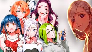 His GF Threw Him Out So He Moved in With 5 Girls  Manga Review [upl. by Eyak]