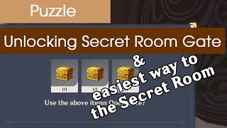 How to get to and unlock Secret Room Gate in Dragonspine  Genshin Impact [upl. by Swetiana]