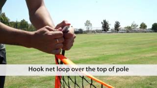 Bownet Soccer Tennis Net 12 X 3 Set Up Video [upl. by Llerol]