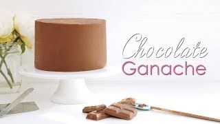 How to make amazing Chocolate Ganache  tutorial [upl. by Sufur]