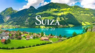 20 Mejores lugares para visitar en Suiza  4K Ultra HD  Video de viajes [upl. by Jobey]