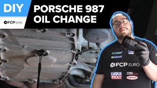 Porsche 987 Cayman Oil Change DIY 20062008 Porsche 9871 Cayman [upl. by Ramona715]