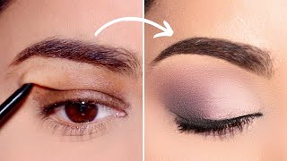 Heres How To Do the DISAPPEARING eyeliner technique on Hooded Downturned Aging Eyes [upl. by Roselyn134]