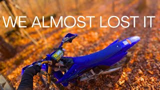 2024 Yamaha Yz250 Trail Riding Almost Crashed gopro yamaha 2024 fyp viral viralvideo [upl. by Drais460]