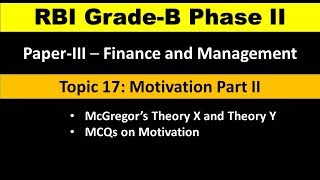 19 Douglas McGregor’s Theory X and Theory Y MCQs on Motivation [upl. by Airbmat]