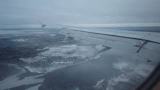 Landing at Rovaniemi airport Timelapse [upl. by Ocicnarf]