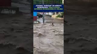 Jóvenes desafiaron las advertencias en manzanillo colima fly viralshorts [upl. by Adav]