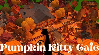 🎃Welcome To The PUMPKIN KITTY CAFE☕️🎃🍂🍁︳Roblox Bloxburg [upl. by Josephina]