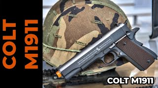 OFFICIALLY LICENSED COLT M1911A1 PARKERIZED GREY  Airsoft Unboxing  Call Of Duty WW2 [upl. by Ocicnarf699]