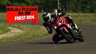 Bajaj Pulsar RS 200  First Impressions  PowerDrift [upl. by Ennaira]