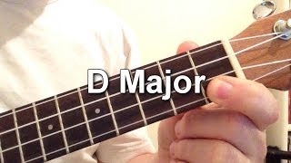 How to play D Major chord on the ukulele [upl. by Abran]