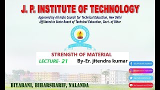 Shear Stress Distribution II Strength Of Material II Lecture  21 [upl. by Naasah101]