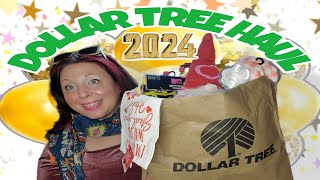 CELEBRATE NEW YEAR in the Dollar Tree haul that will leave you speechless in 2024 [upl. by Aerdnaid]