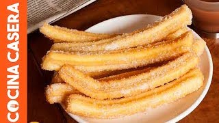 Churros caseros para Celíacos Recetas sin gluten [upl. by Kandy]