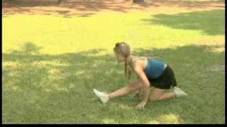 Cheerleading Stunts amp Accessories  How to Do Splits for Cheerleading [upl. by Lairea]