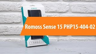 Распаковка Romoss Sense 15 PHP1540402  Unboxing Romoss Sense 15 PHP1540402 [upl. by Annaegroeg]