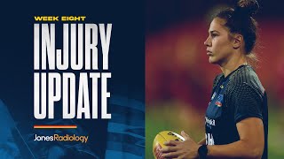 AFLW Jones Radiology Injury Update R8 [upl. by Teodorico403]