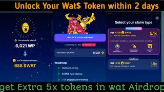 Unlock your WAT tokens in Gamme within 2 days [upl. by Quenby885]