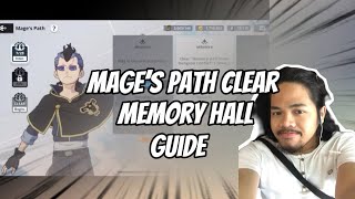 Mage’s Path Clear Memory Hall Inner Dungeon Conflict Black Clover M [upl. by Ariait]