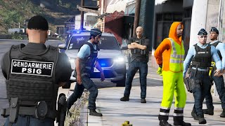 GTA 5 GROSSES INTERVENTIONS AVEC LE PELOTON DINTERVENTION  LSPDFR 986 [upl. by Tselec]