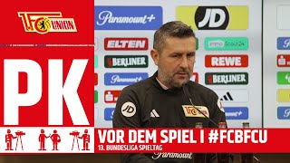 quotEigentlich wollten wir sie aufweckenquot  Pressekonferenz  1 FC Union Berlin [upl. by Aldis]