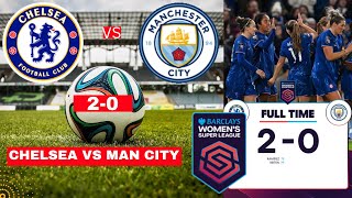 Chelsea vs Man City Women 20 Live Stream Super League WSL Match Score Commentary Highlights Vivo [upl. by Cirillo]