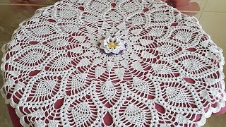 Crochet Doily How to crochet Part 4 [upl. by Burgener471]