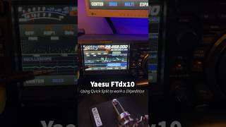 Yaesu FTdx10 Using Quick Split to Work the Marquesas Islands DXpedition hamradio yaesu split [upl. by Cassey]