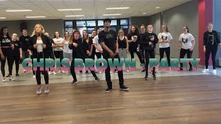 Danceclass  Chris Brown  Party  Vincent Vianen  Choreography  Studio Dance [upl. by Toor]