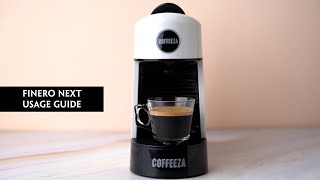 Finero Next Capsule Coffee Machine  Directions for Use [upl. by Harras]