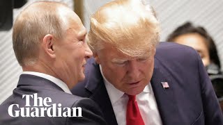 Trump and Putin chat at Apec summit [upl. by Ardeahp387]