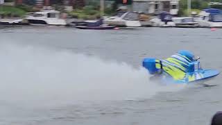 F2 powerboats at oulton broad UK 2024 [upl. by Nnaylloh]