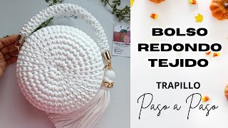 🔥 ELEGANTE BOLSO REDONDO🔥 TEJIDO A CROCHET  Paso a paso [upl. by Eulau155]