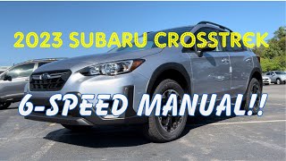 2023 Subaru Crosstrek  6speed Manual [upl. by Neve]