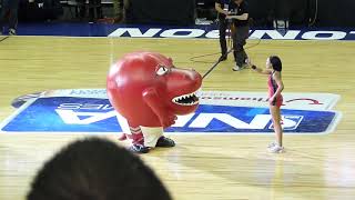 Toronto Raptors mascot eating cheerleader  FUNNY [upl. by Socrates545]