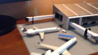 1200 Scale Airport Terminal with Jetways [upl. by Henden374]