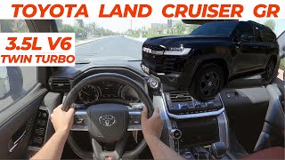 NEW Toyota Land Cruiser GR Test drive Sport Mode [upl. by Monti67]