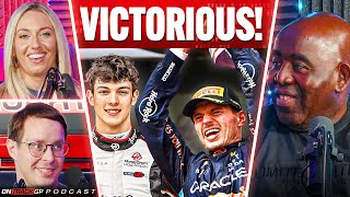 Max Verstappen VICTORIOUS In Imola Oliver Bearman for HAAS in 2025  On Track GP Podcast [upl. by Aydiv]