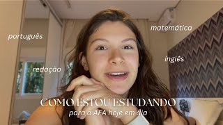 Como estudo para a AFA depois de um ano e meio estudando  Ana Marques [upl. by Greggs359]