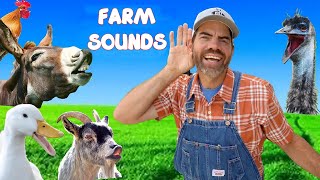 Exploring Animal Sounds with Farmer Jason Fun Educational Video For Kids [upl. by Salem182]