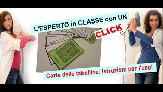 Come usare il mazzo di carte delle tabelline [upl. by Tildie]