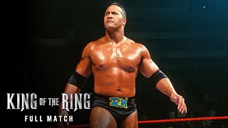 FULL MATCH Ken Shamrock vs The Rock – King of the Ring Final King of the Ring 1998 [upl. by Ken]