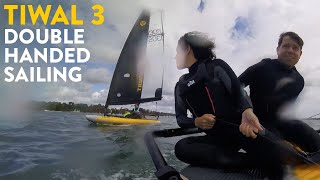 Double handed sailing on board Tiwal 3 [upl. by Eibbor]