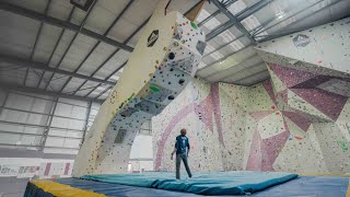 Free Soloing Highest Indoor Boulder in The UK with heart rate monitor [upl. by Atnomed901]