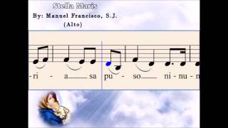 L01b Stella Maris  A Tagalog Song Alto [upl. by Nosneh]