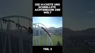 Die Höchste und Schnellste Achterbahn der Welt Teil 3 planetcoaster [upl. by Aznerol]